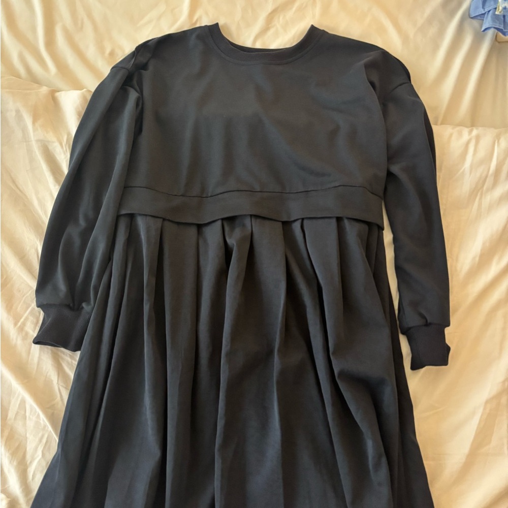 Navy Blue Oversized Dress